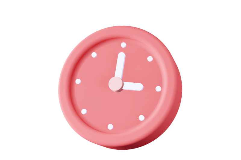 Pink Clock 